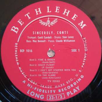 CD Conte Candoli: Sincerely Conte