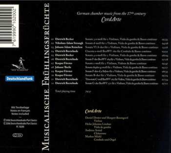 CD CordArte: Musicalische Frühlingsfrüchte (German Chamber Music From The 17th Century)