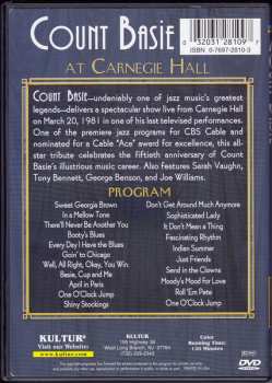 DVD Tony Bennett: Count Basie At Carnegie Hall