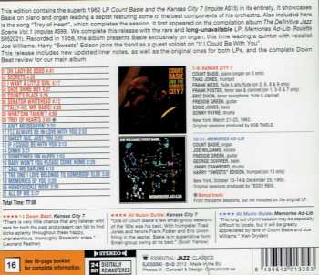 CD Count Basie: Count Basie Kansas City 7 + Memories Ad-Lib
