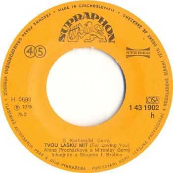 SP Country Beat Jiřího Brabce: Tvou Lásku Mít / Na Větvi