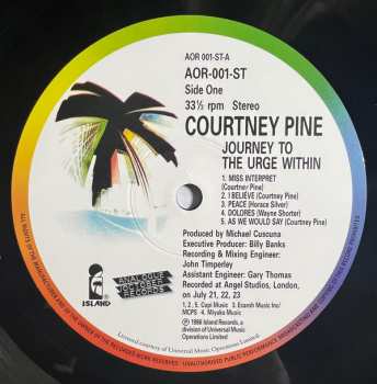 LP Courtney Pine: Journey To The Urge Within