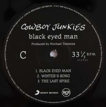 2LP Cowboy Junkies: Black Eyed Man