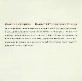 CD Cowboy Junkies: Early 21st Century Blues