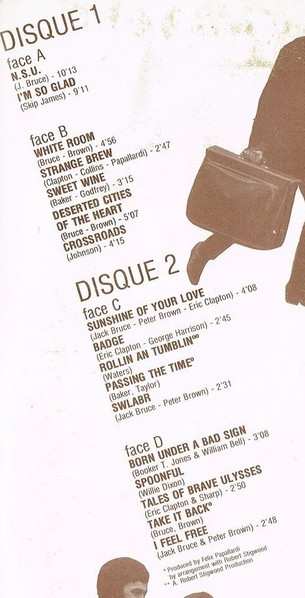 2LP Cream: Best Of Cream