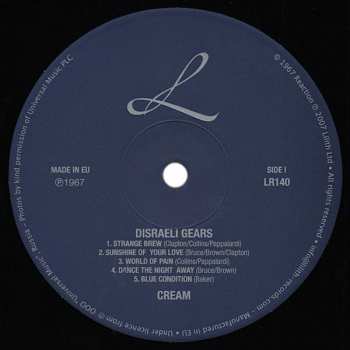 LP Cream: Disraeli Gears