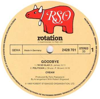 LP Cream: Goodbye