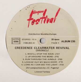 2LP Creedence Clearwater Revival: Chronicle (The 20 Greatest Hits)