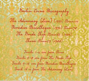 CD Crime & The City Solution: An Introduction To... Crime & The City Solution—A History Of Crime (Berlin 1987–1991)