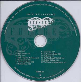 CD Cris Williamson: Fringe