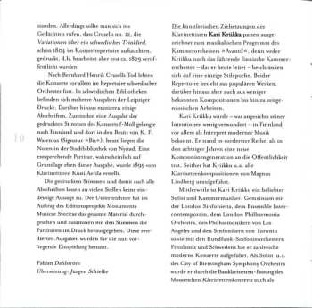 CD Sakari Oramo: Clarinet Concertos