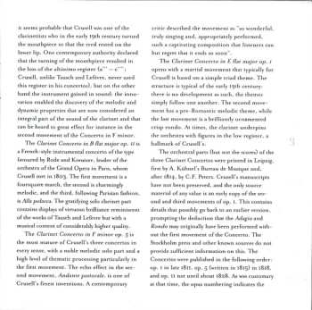 CD Sakari Oramo: Clarinet Concertos