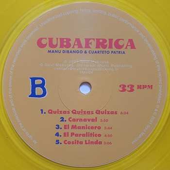 LP Manu Dibango: CubAfrica CLR | LTD