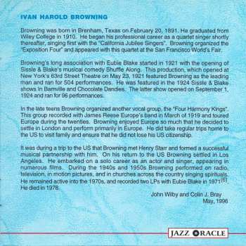 CD Curtis Mosby: Recorded On The West Coast And London - 1924-1939