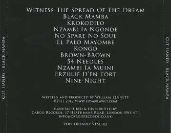 CD Cut Hands: Black Mamba