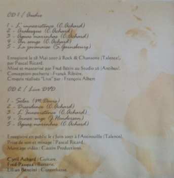 CD Cyril Achard Trio: Trace