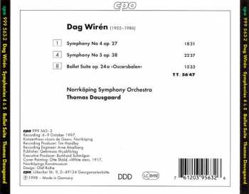 CD Norrköping Symphony Orchestra: Symphonies 4 & 5 - Oscarsbalen Ballet Suite