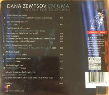 SACD Dana Zemtsov: Enigma, Works For Solo Viola
