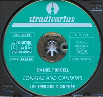 CD Daniel Purcell: Sonatas And Cantatas