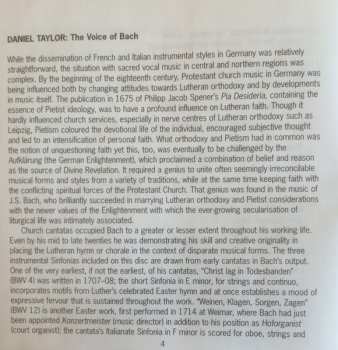 CD Daniel Taylor: The Voice Of Bach