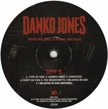 LP Danko Jones: Rock And Roll Is Black And Blue