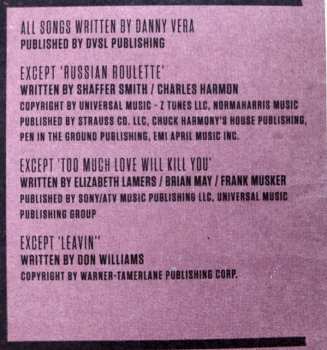 CD Danny Vera: The New Black And White PT. II DIGI