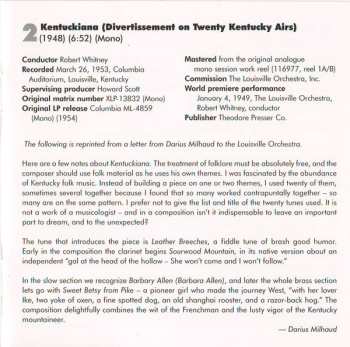 CD Darius Milhaud: Darius Milhaud