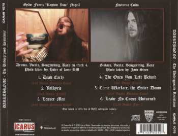 CD Darkthrone: The Underground Resistance