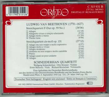 CD Ludwig van Beethoven: Streichquartette Op.59 /1, Op.131