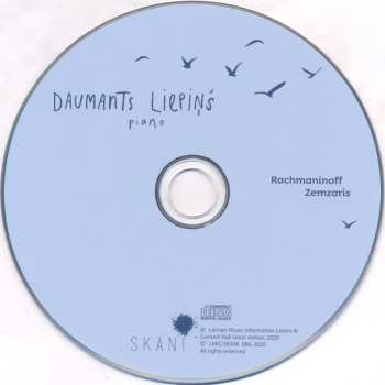 CD Daumants Liepins: Rachmaninoff. Zemzaris