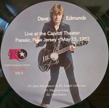 2LP Dave Edmunds: Live At The Capitol Theater May 15, 1982 CLR | LTD