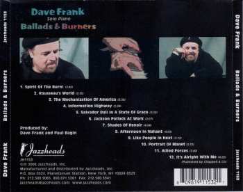 CD Dave Frank: Ballads & Burners
