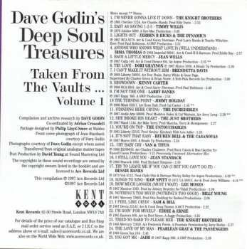 CD Dave Godin: Deep Soul Treasures (Taken From The Vaults...) (Volume 1)