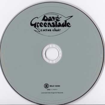 CD Dave Greenslade: Cactus Choir