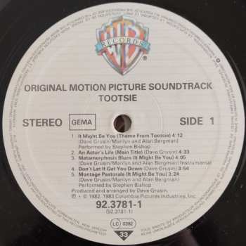 LP Dave Grusin: Tootsie - Original Motion Picture Soundtrack