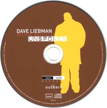 CD David Liebman / Richard Beirach: Unspoken
