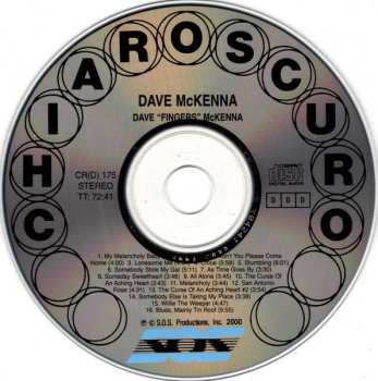 CD Dave McKenna: Dave "Fingers" McKenna 