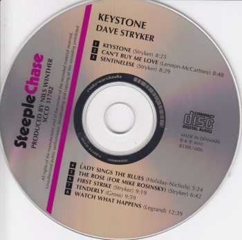 CD Dave Stryker Organ Quartet: Keystone
