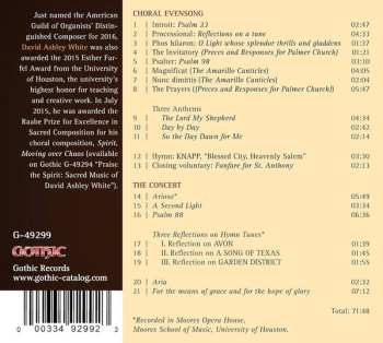 CD Dr. Brady Knapp: So The Night Fall: Music Of David Ashley White 