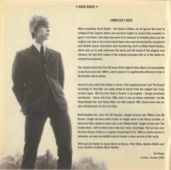 2CD David Bowie: David Bowie DLX