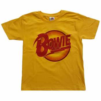 Merch David Bowie: T-Shirt für Kinder Diamond Dogs Logo David Bowie 
