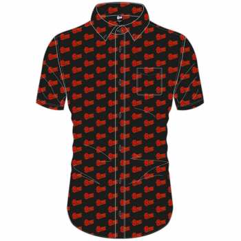 Merch David Bowie: Freizeithemden Logo David Bowie Pattern 
