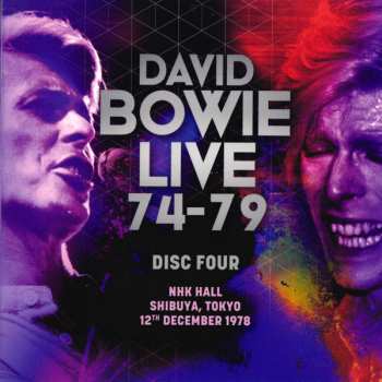 4CD/Box Set David Bowie: Live 74-79