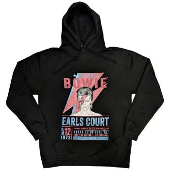 Merch David Bowie: David Bowie Unisex Pullover Hoodie: Earls Court '73 (small) S