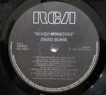 LP David Bowie: Scary Monsters