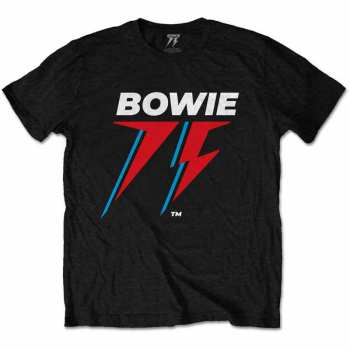 Merch David Bowie: T-Shirt 75th Logo David Bowie 
