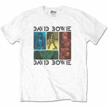 Merch David Bowie: T-Shirt Mick Rock Photo Collage 