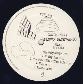 2LP David Byrne: Grown Backwards DLX