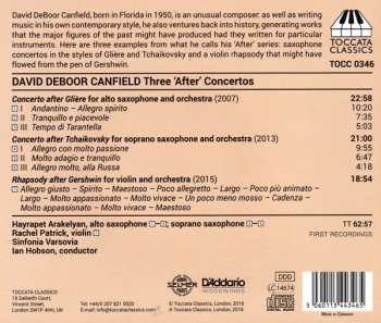 CD Ian Hobson: Three 'After' Concertos