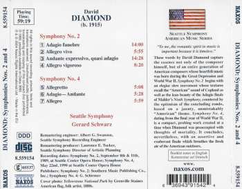 CD Gerard Schwarz: Symphonies Nos. 2 And 4